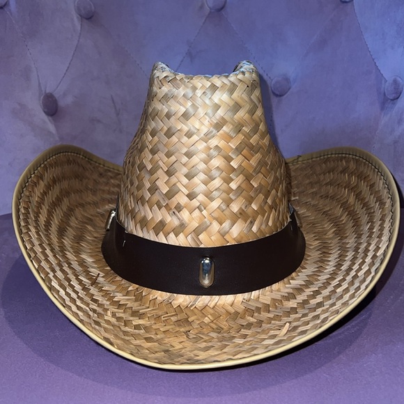 STRAW COWBOY HAT - Picture 2 of 5
